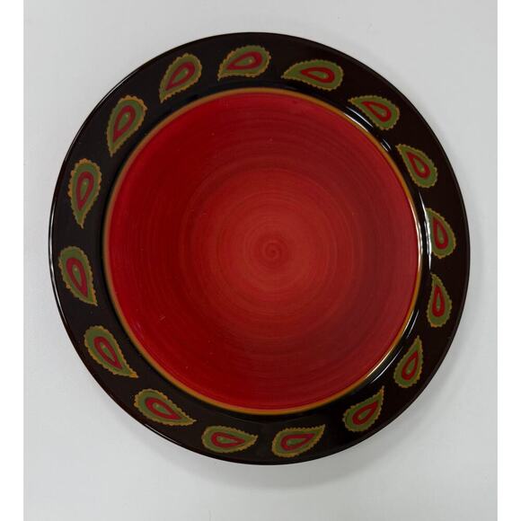 New Demdaco Kennewick Lodge Set of 4 Dinner Plates. KT128 - Picture 1 of 7